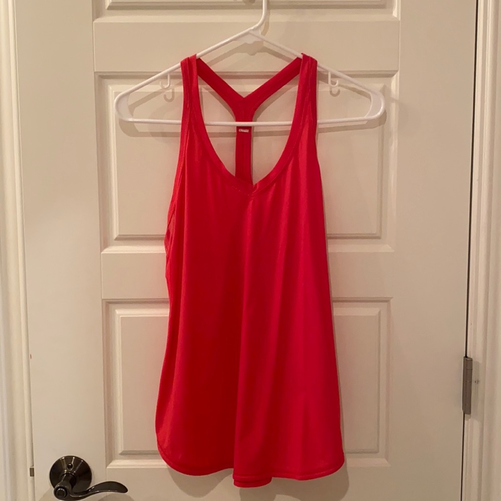 Pink Lululemon Athletic Tank Top